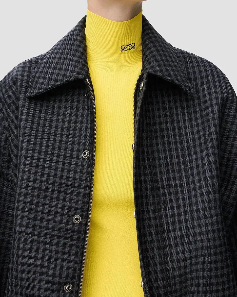 Loewe Check Wool-Blend Drawstring Balloon Jacket | Thumbnail 5 Loewe Check Wool-Blend Drawstring Balloon Jacket | Thumbnail 5