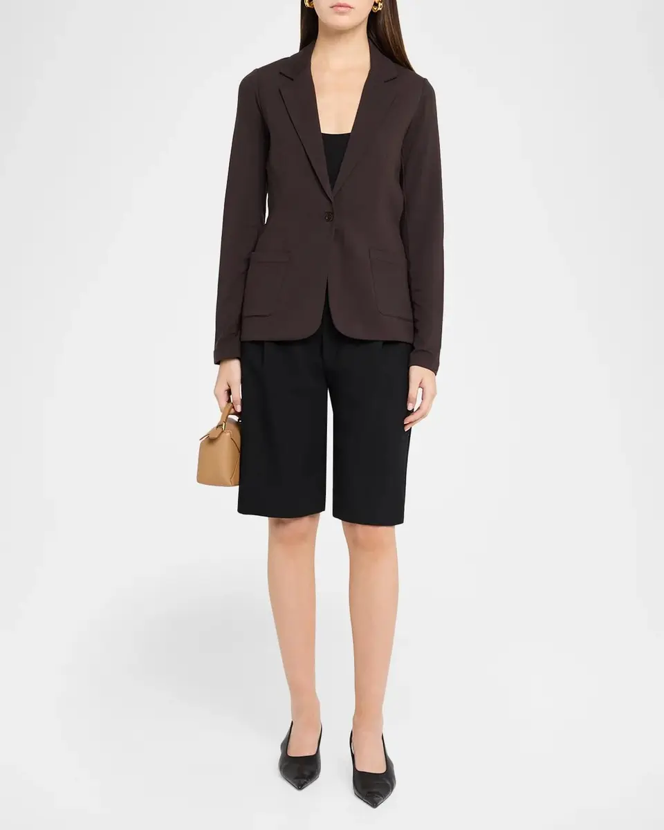 MAJESTIC FILATURES French Terry Single-Button Blazer | Thumbnail 2 MAJESTIC FILATURES French Terry Single-Button Blazer | Thumbnail 2