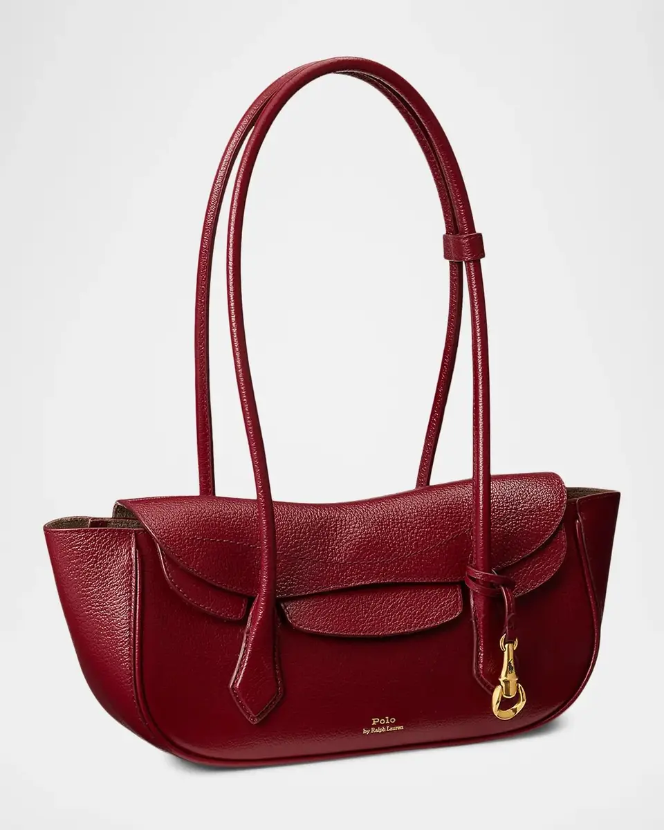 Polo Ralph Lauren Polo Blaze Grain Leather Shoulder Bag | Thumbnail 3 Polo Ralph Lauren Polo Blaze Grain Leather Shoulder Bag | Thumbnail 3