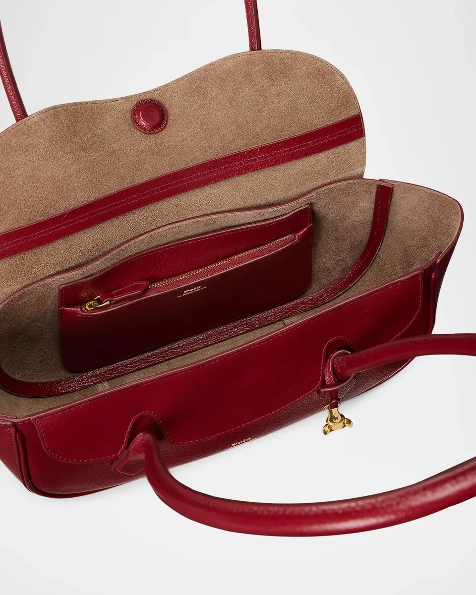 Polo Ralph Lauren Polo Blaze Grain Leather Shoulder Bag | Thumbnail 4 Polo Ralph Lauren Polo Blaze Grain Leather Shoulder Bag | Thumbnail 4