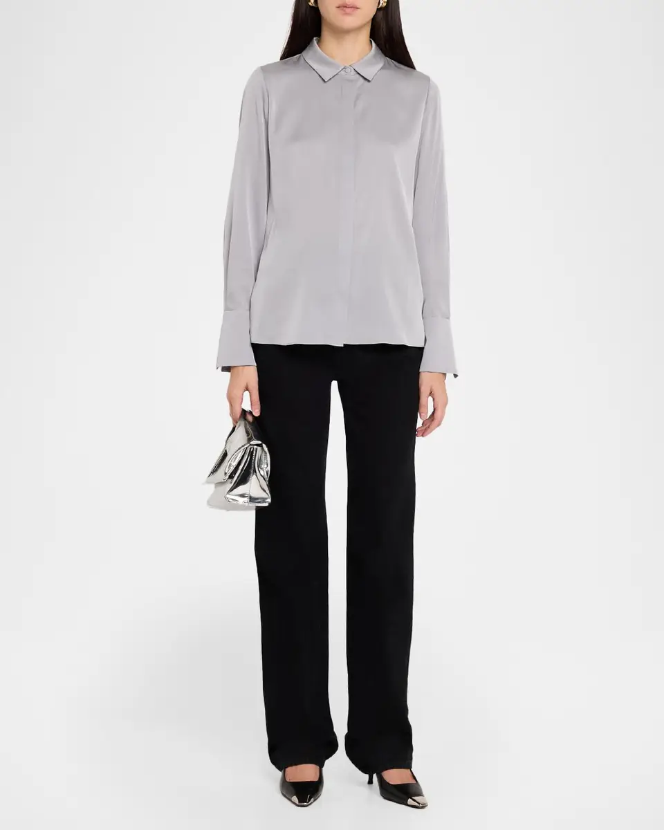 Kobi Halperin Larissa Split-Cuff Button-Down Blouse | Thumbnail 2 Kobi Halperin Larissa Split-Cuff Button-Down Blouse | Thumbnail 2