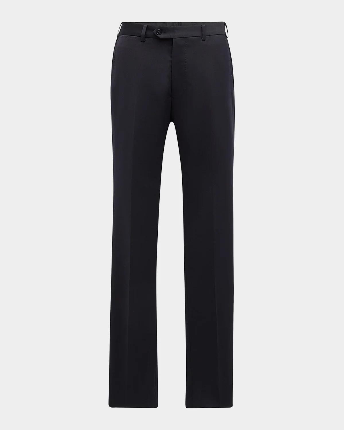 Giorgio Armani Straight-Leg Wool Trousers