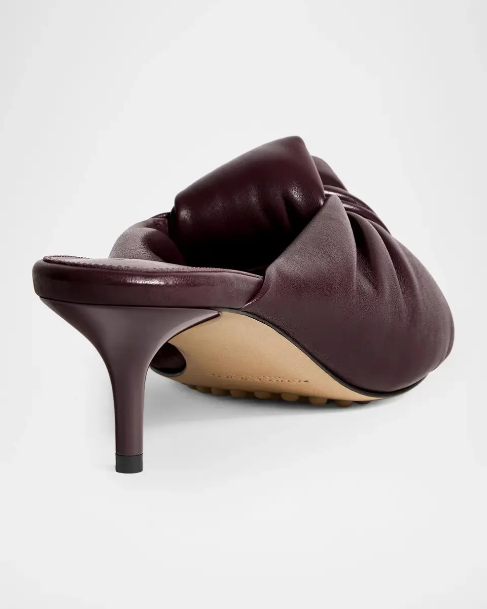 Bottega Veneta 35mm Cherry Knotted Leather Mule Sandals | Thumbnail 3 Bottega Veneta 35mm Cherry Knotted Leather Mule Sandals | Thumbnail 3