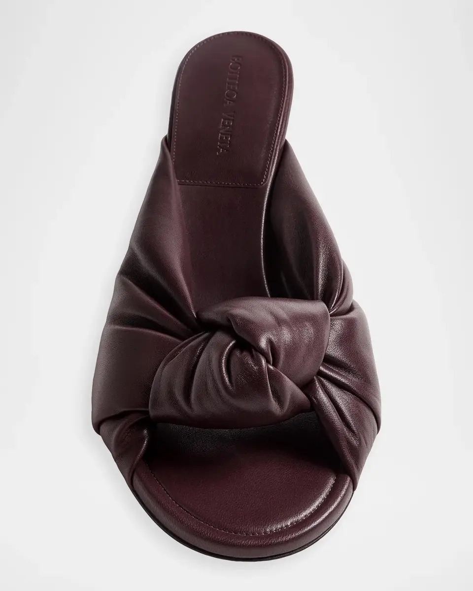 Bottega Veneta 35mm Cherry Knotted Leather Mule Sandals | Thumbnail 4 Bottega Veneta 35mm Cherry Knotted Leather Mule Sandals | Thumbnail 4