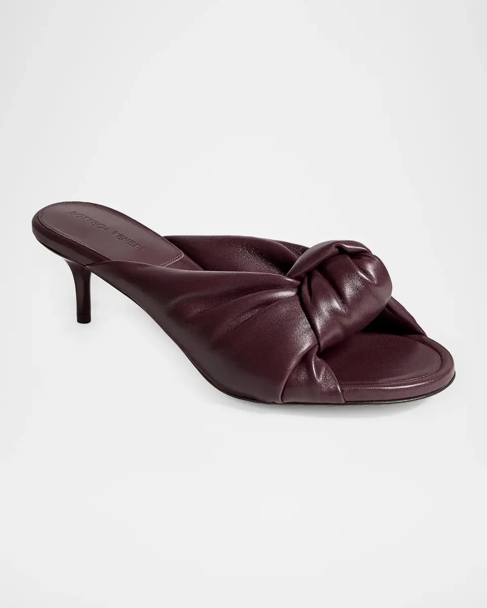 Bottega Veneta 35mm Cherry Knotted Leather Mule Sandals | Thumbnail 5 Bottega Veneta 35mm Cherry Knotted Leather Mule Sandals | Thumbnail 5