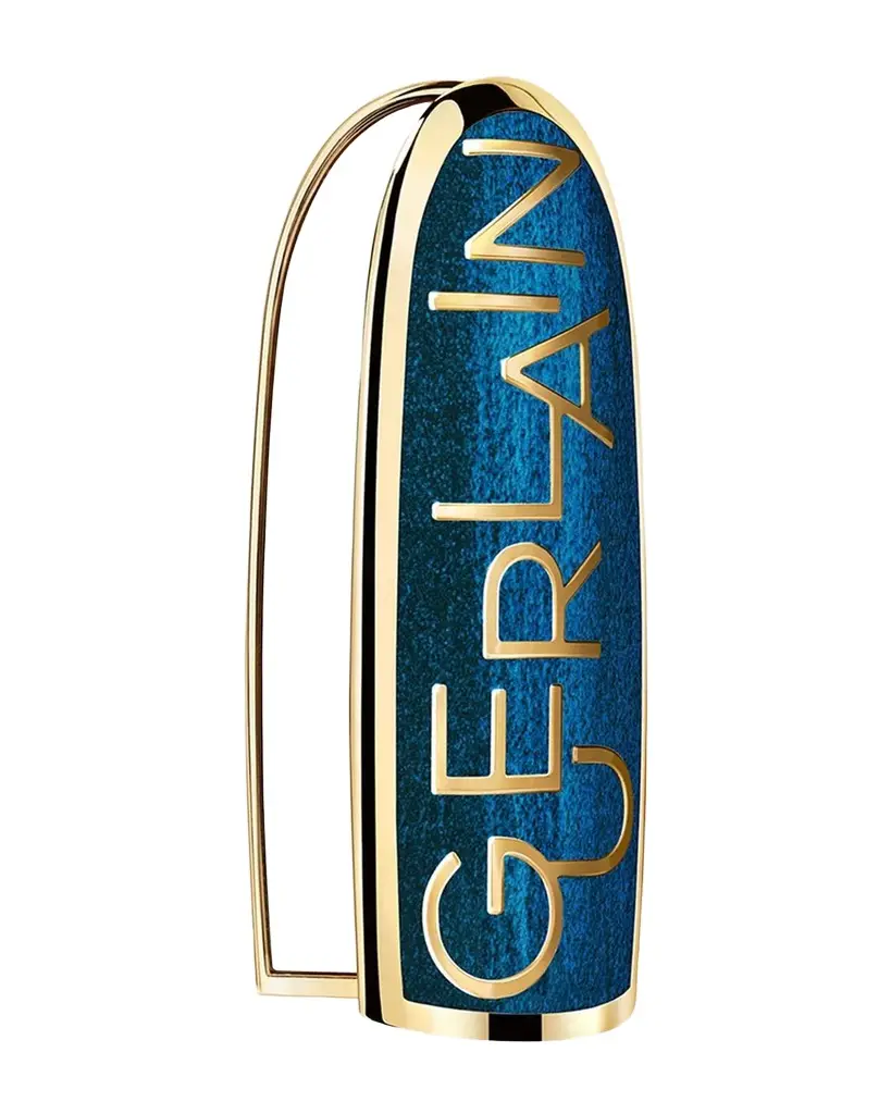 Guerlain Limited Edition L 'Heure Bleue Rouge G Customizable Lipstick Case, Bleu Iconique