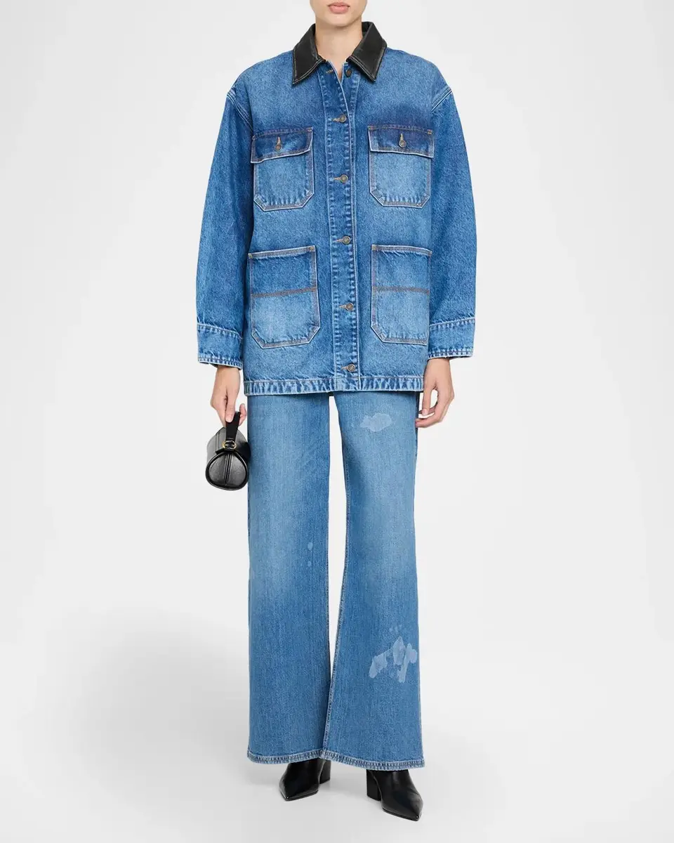 Simkhai Larz Denim Chore Jacket | Thumbnail 2 Simkhai Larz Denim Chore Jacket | Thumbnail 2