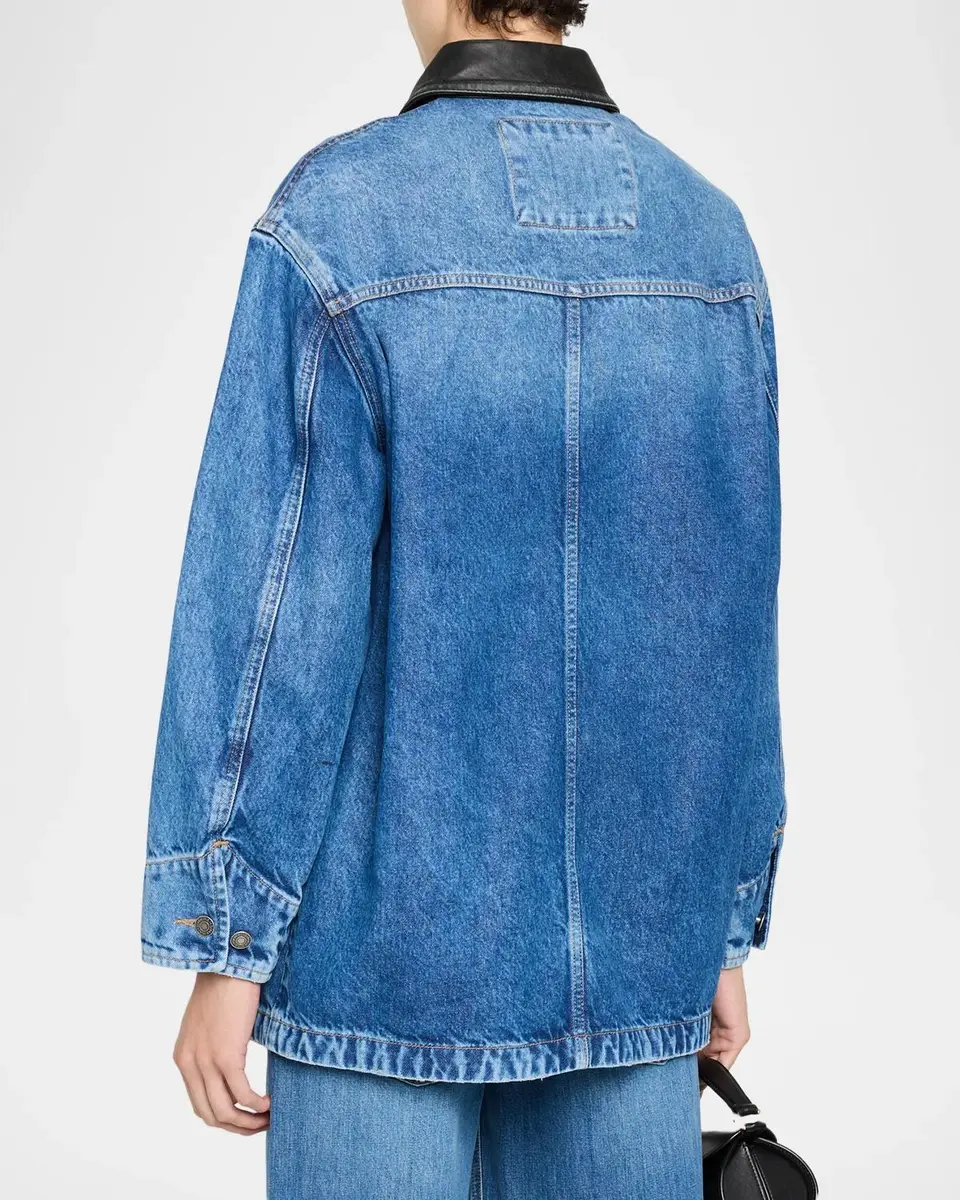 Simkhai Larz Denim Chore Jacket | Thumbnail 3 Simkhai Larz Denim Chore Jacket | Thumbnail 3