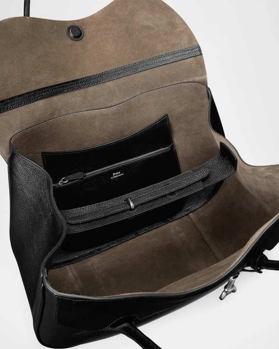 Polo Ralph Lauren Polo Blaze Grain Leather Shoulder Bag | Thumbnail 4 Polo Ralph Lauren Polo Blaze Grain Leather Shoulder Bag | Thumbnail 4