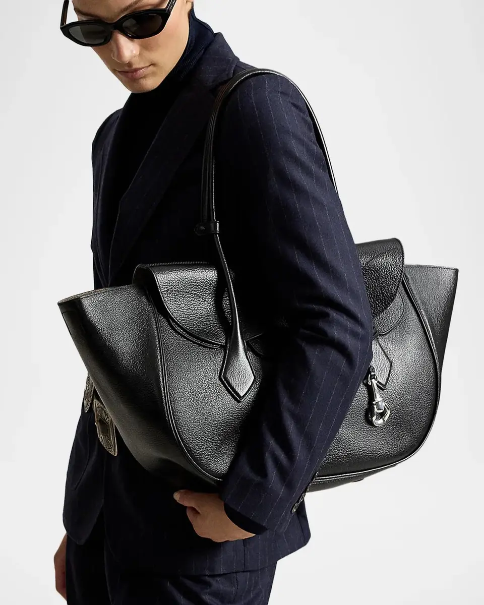 Polo Ralph Lauren Polo Blaze Grain Leather Shoulder Bag | Thumbnail 5 Polo Ralph Lauren Polo Blaze Grain Leather Shoulder Bag | Thumbnail 5