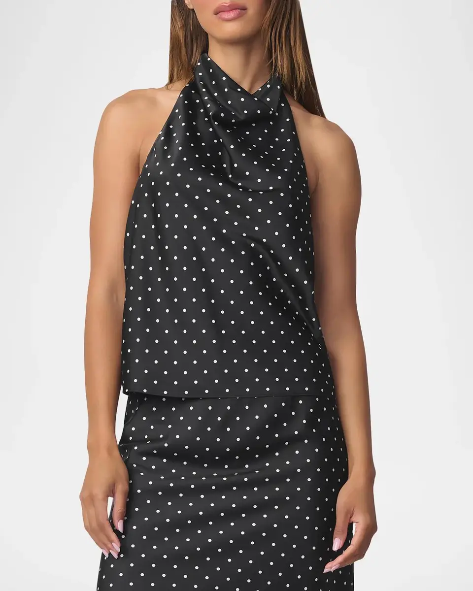 Joe's Jeans The Ines Draped Halter Top | Thumbnail 4