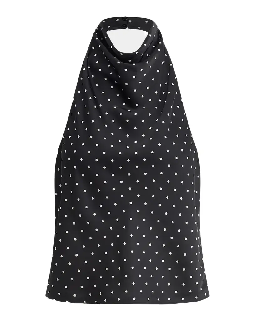 The Ines Draped Halter Top The Ines Draped Halter Top