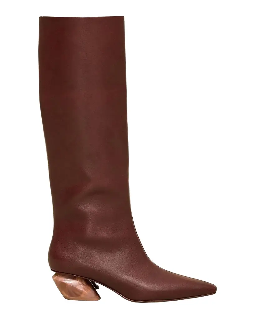 Cult Gaia City Leather Knee-High Boots