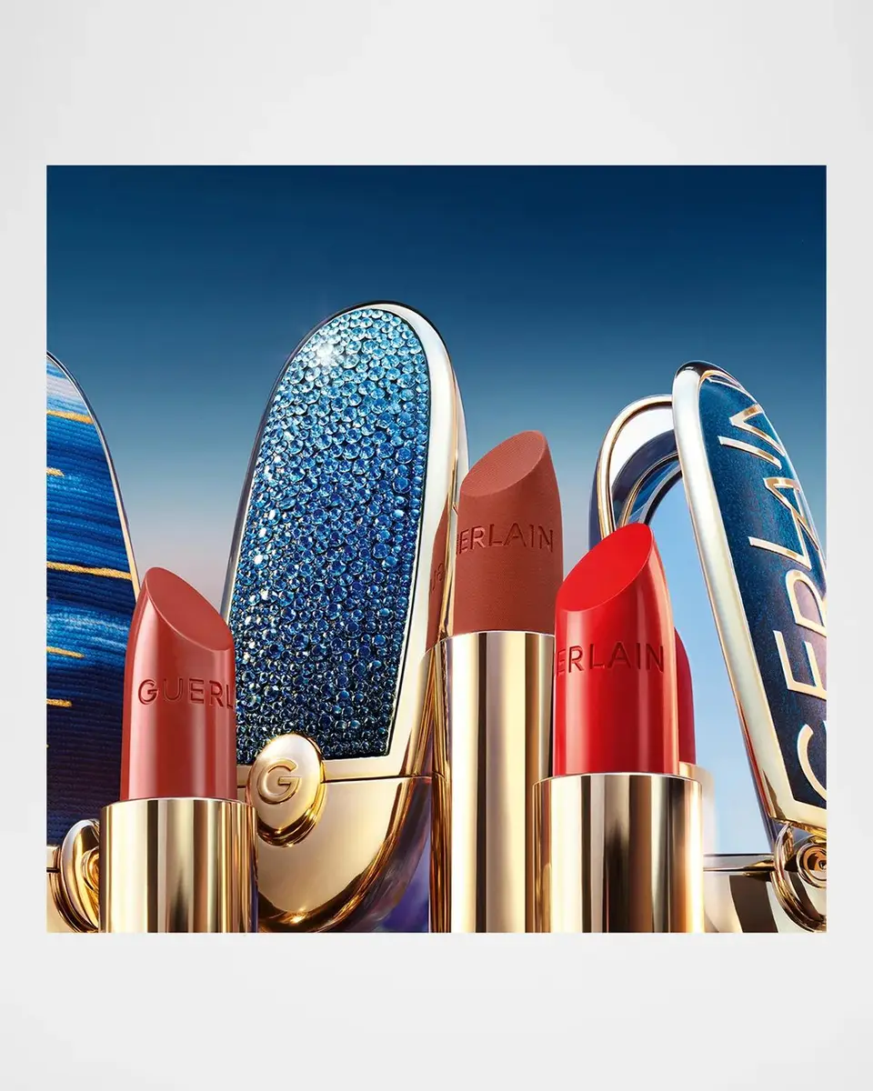 Guerlain Limited Edition L 'Heure Bleue Rouge G Customizable Lipstick Case, Bleu Astral | Thumbnail 5 Guerlain Limited Edition L 'Heure Bleue Rouge G Customizable Lipstick Case, Bleu Astral | Thumbnail 5