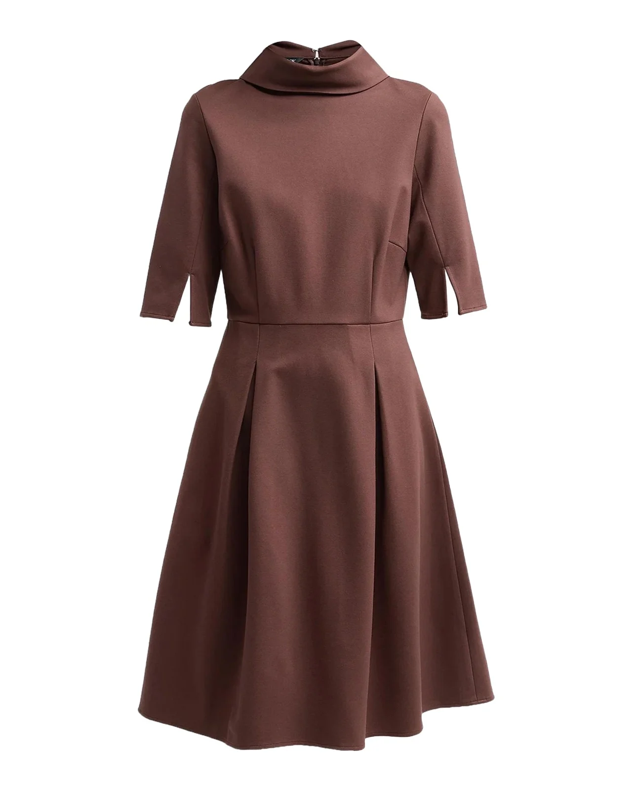Pleated Stretch Knee-Length Dress Pleated Stretch Knee-Length Dress