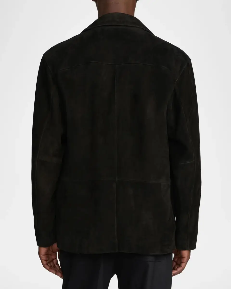 Frame Men's Suede Single-Breasted Blazer | Thumbnail 3 Frame Men's Suede Single-Breasted Blazer | Thumbnail 3