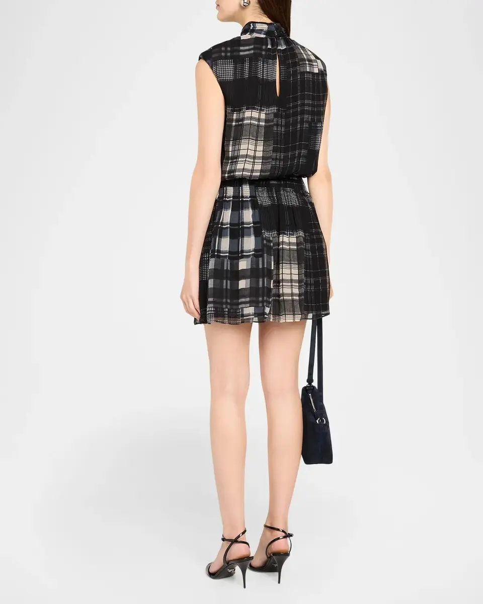 Ramy Brook Leah Plaid Mini Dress | Thumbnail 3 Ramy Brook Leah Plaid Mini Dress | Thumbnail 3