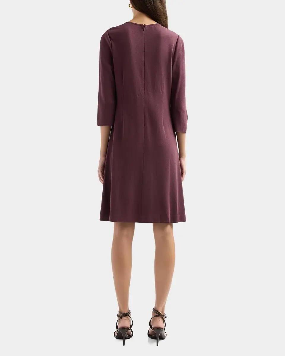 Misook Floral-Embroidered A-Line Minidress | Thumbnail 3 Misook Floral-Embroidered A-Line Minidress | Thumbnail 3