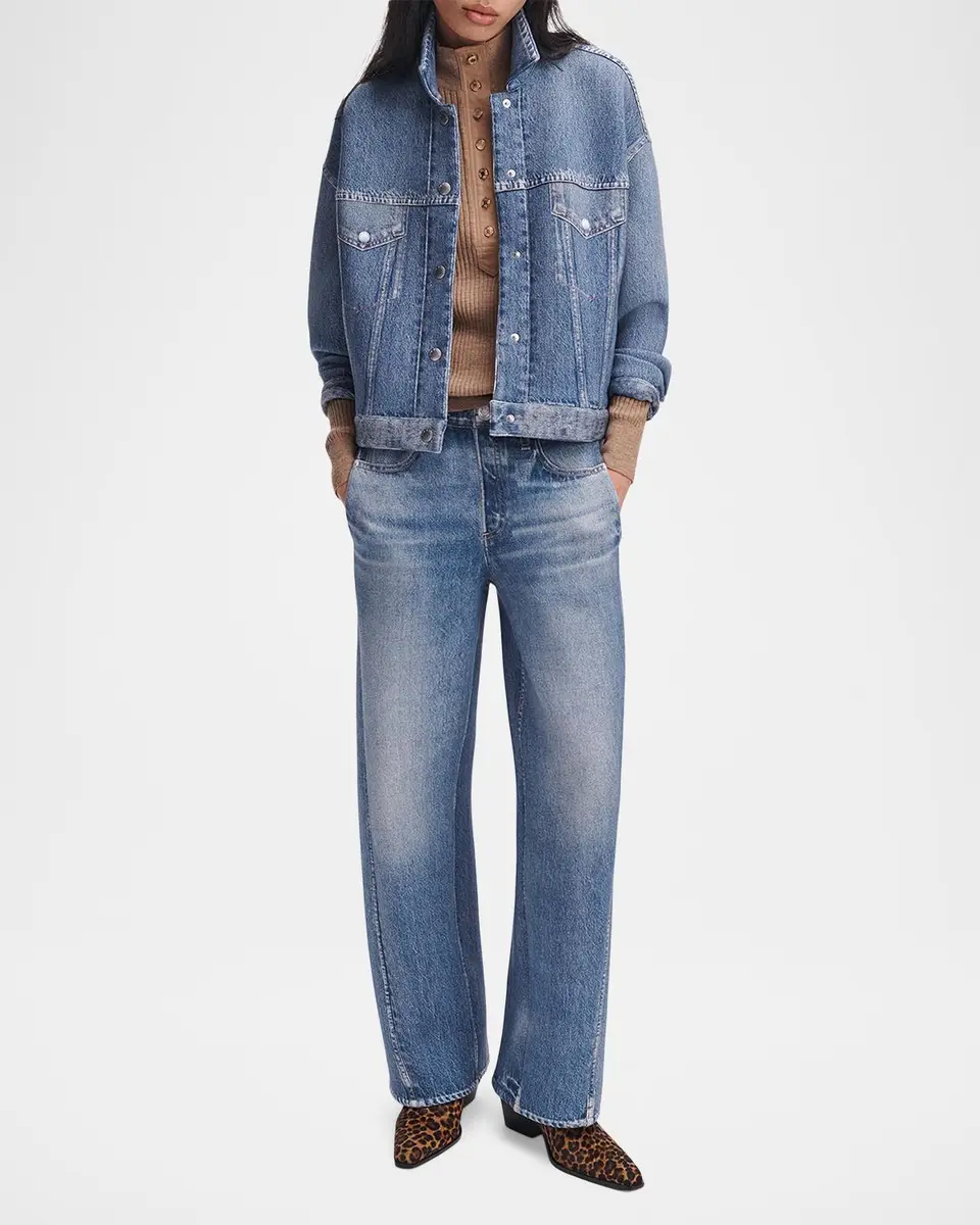 rag & bone Miramar Mallow High-Rise Wide-Leg Jeans | Thumbnail 2 rag & bone Miramar Mallow High-Rise Wide-Leg Jeans | Thumbnail 2