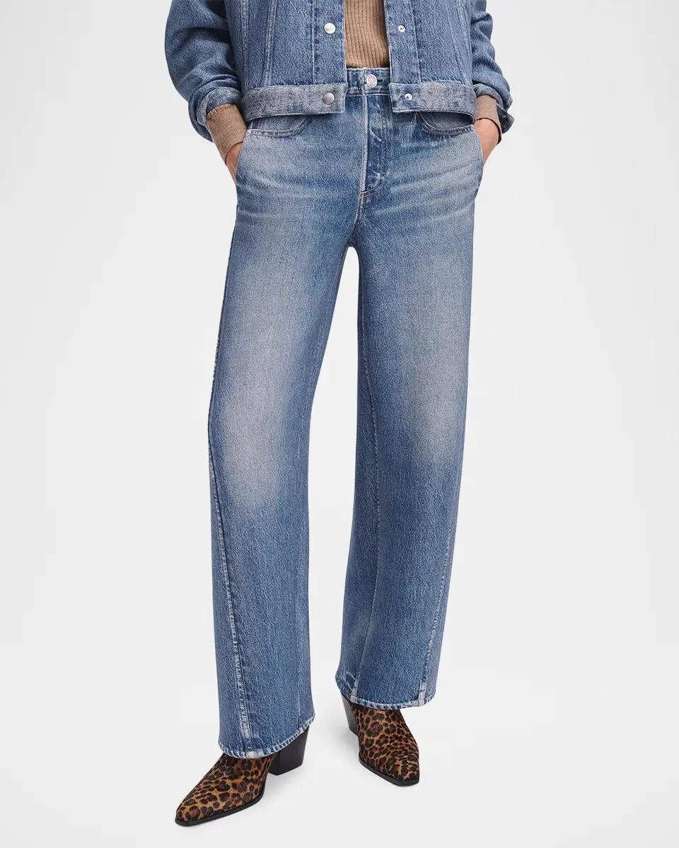 rag & bone Miramar Mallow High-Rise Wide-Leg Jeans | Thumbnail 4 rag & bone Miramar Mallow High-Rise Wide-Leg Jeans | Thumbnail 4