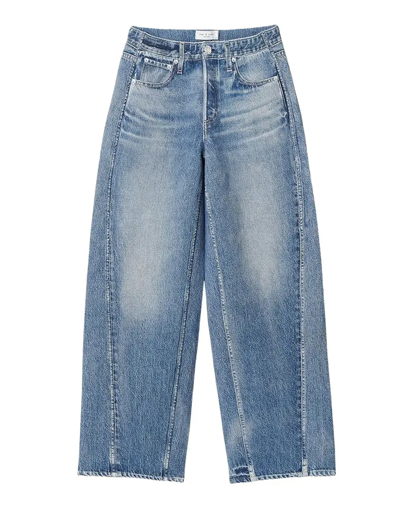 rag & bone Miramar Mallow High-Rise Wide-Leg Jeans