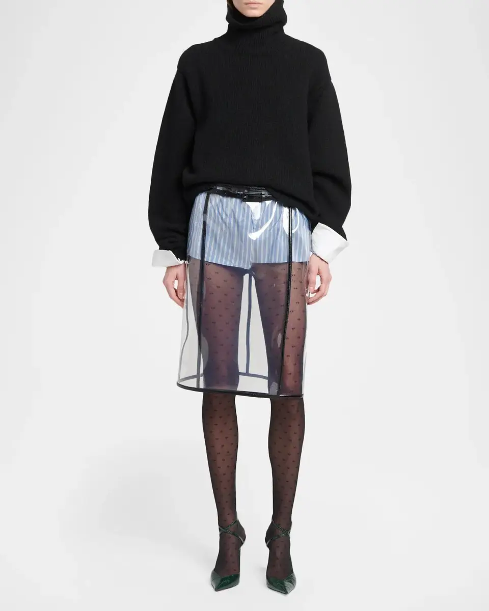 TOM FORD Boutique Wool-Cashmere-Mohair Chunky Knit Turtleneck Sweater | Thumbnail 2 TOM FORD Boutique Wool-Cashmere-Mohair Chunky Knit Turtleneck Sweater | Thumbnail 2