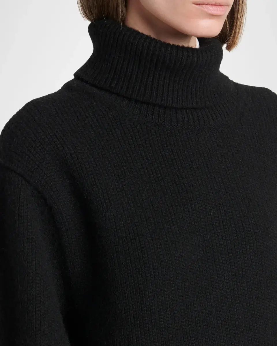 TOM FORD Boutique Wool-Cashmere-Mohair Chunky Knit Turtleneck Sweater | Thumbnail 5 TOM FORD Boutique Wool-Cashmere-Mohair Chunky Knit Turtleneck Sweater | Thumbnail 5