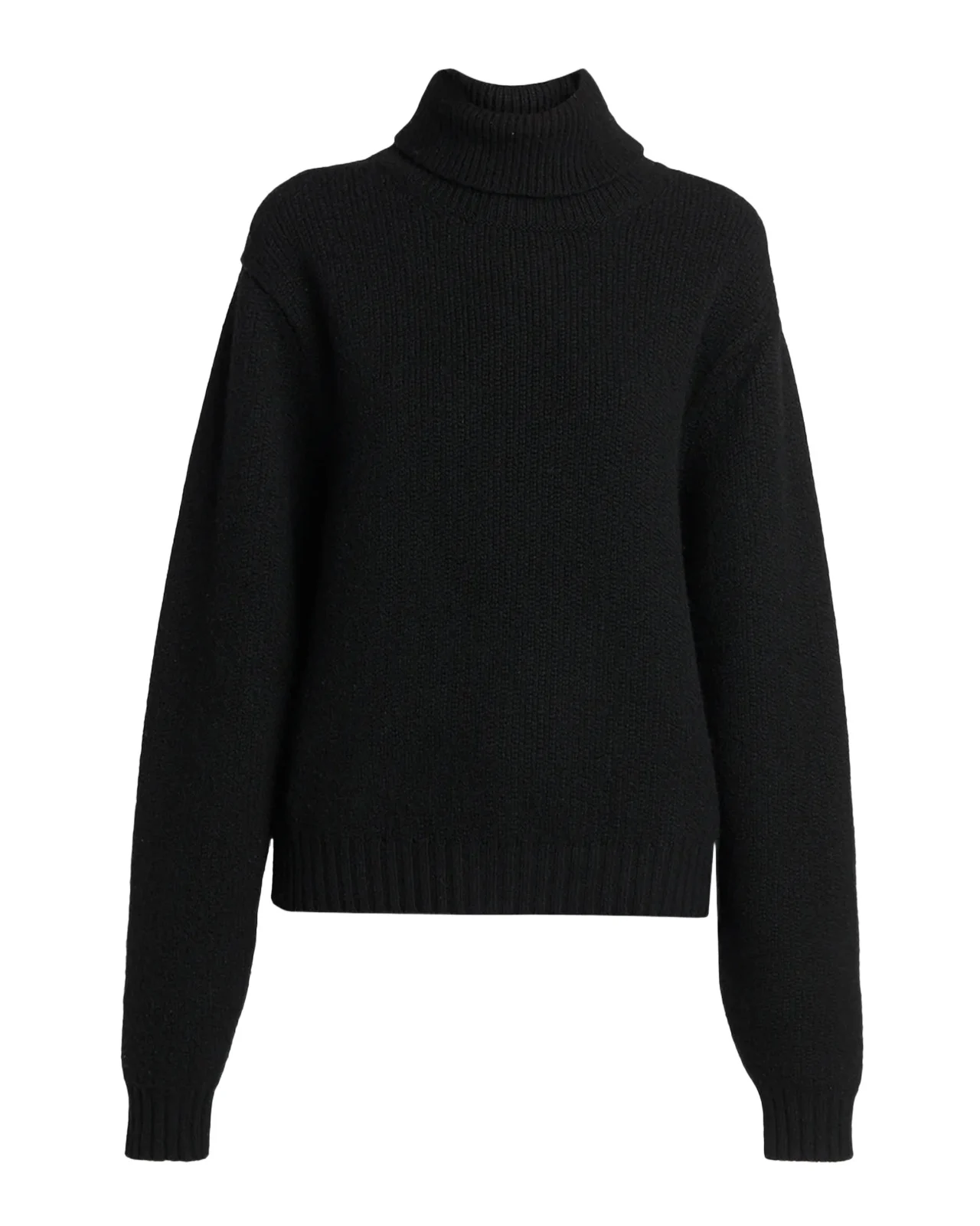 Wool-Cashmere-Mohair Chunky Knit Turtleneck Sweater Wool-Cashmere-Mohair Chunky Knit Turtleneck Sweater