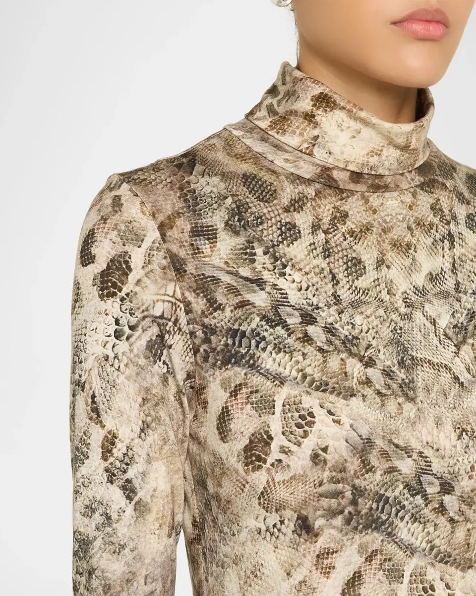 Ramy Brook Valerie Python Print Midi Dress | Thumbnail 5 Ramy Brook Valerie Python Print Midi Dress | Thumbnail 5