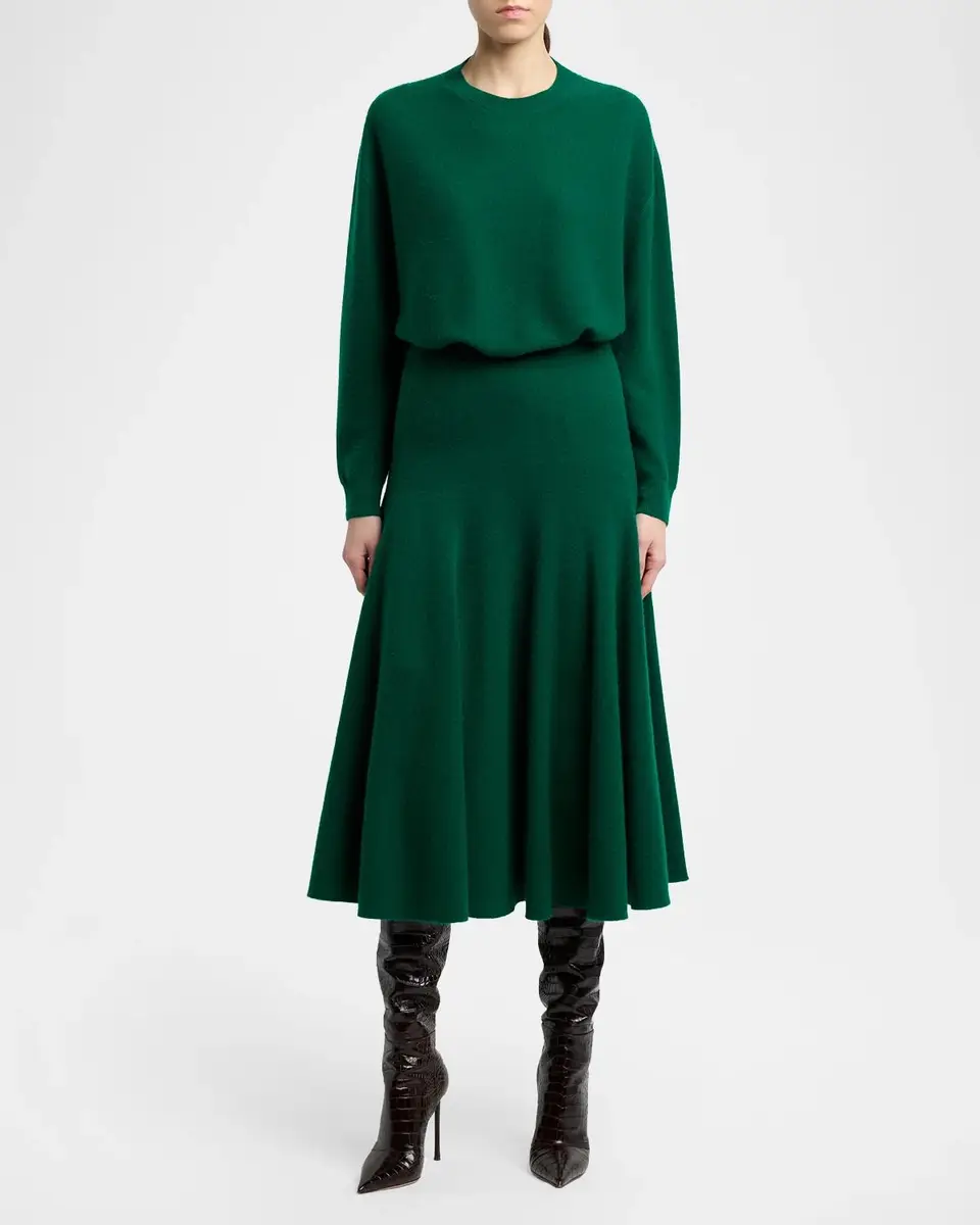 Tom Ford Cashmere Knit Midi Flare Skirt | Thumbnail 2 Tom Ford Cashmere Knit Midi Flare Skirt | Thumbnail 2