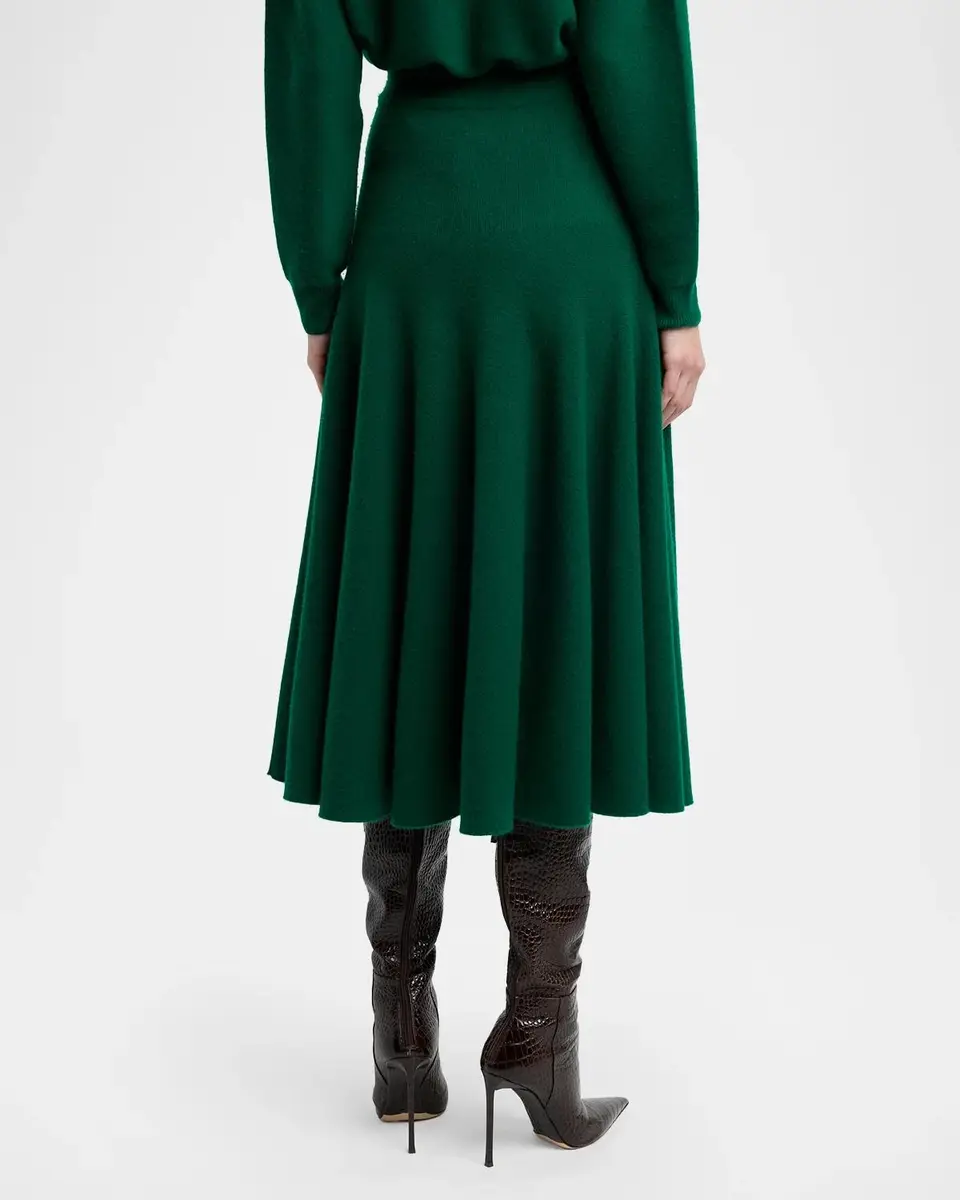 Tom Ford Cashmere Knit Midi Flare Skirt | Thumbnail 3 Tom Ford Cashmere Knit Midi Flare Skirt | Thumbnail 3