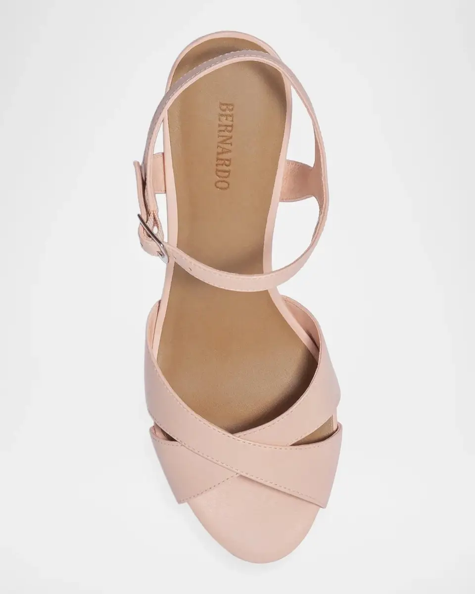 Bernardo 50mm Ginni Suede Ankle-Strap Sandals | Thumbnail 3 Bernardo 50mm Ginni Suede Ankle-Strap Sandals | Thumbnail 3