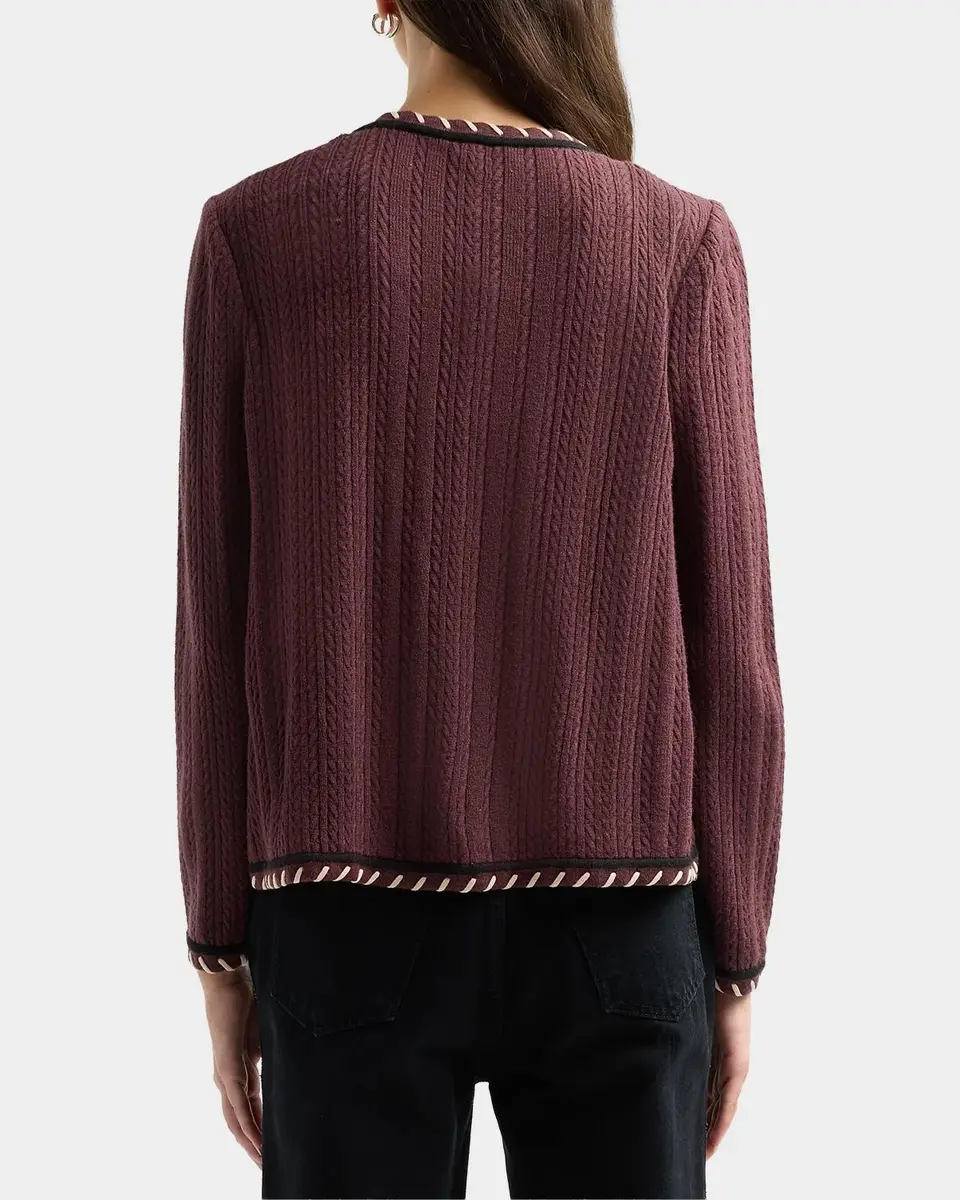 Misook Cable-Knit Jacket | Thumbnail 3