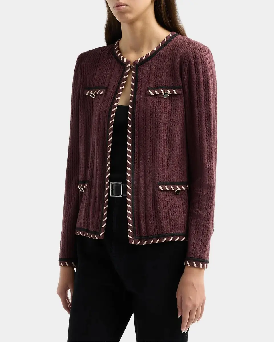 Misook Cable-Knit Jacket | Thumbnail 4
