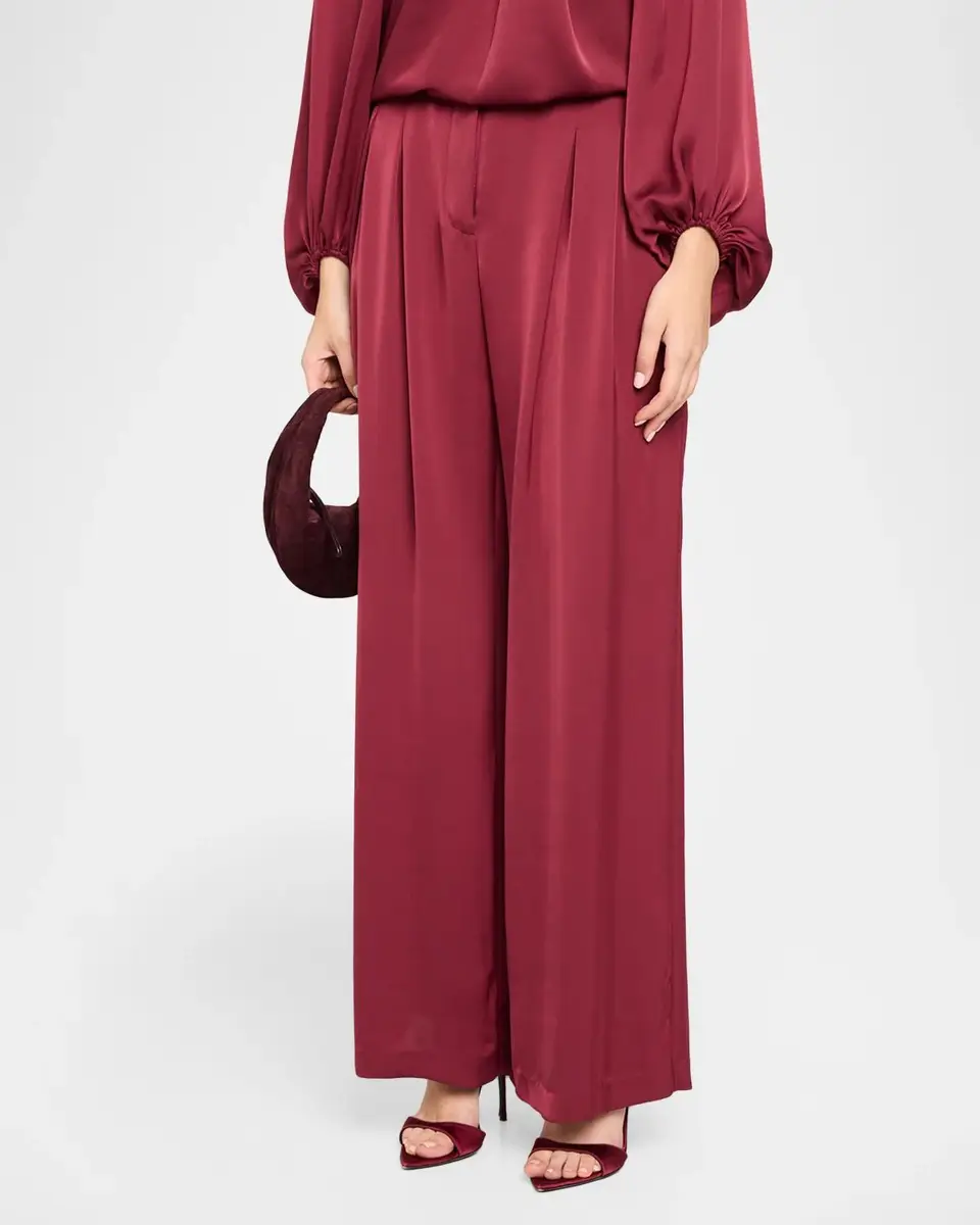 Ramy Brook Oscar Pleated Wide-Leg Pants | Thumbnail 4 Ramy Brook Oscar Pleated Wide-Leg Pants | Thumbnail 4