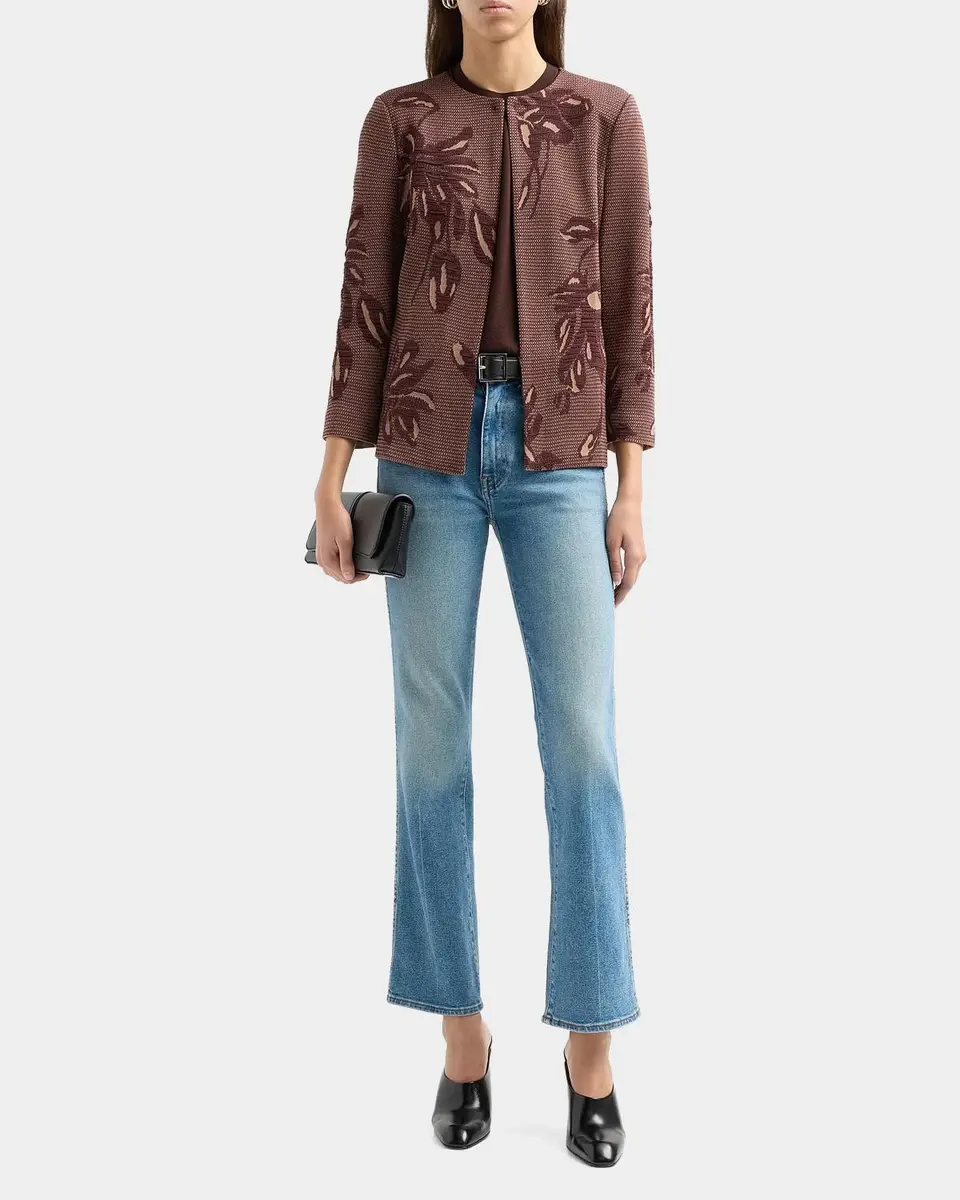 Misook Floral Jacquard Jacket | Thumbnail 2 Misook Floral Jacquard Jacket | Thumbnail 2