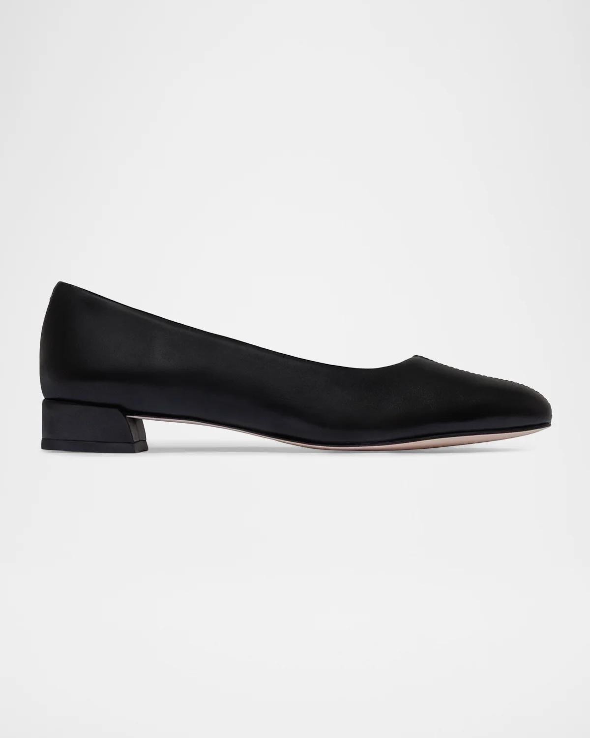 55mm Nero Leather Pumps 55mm Nero Leather Pumps
