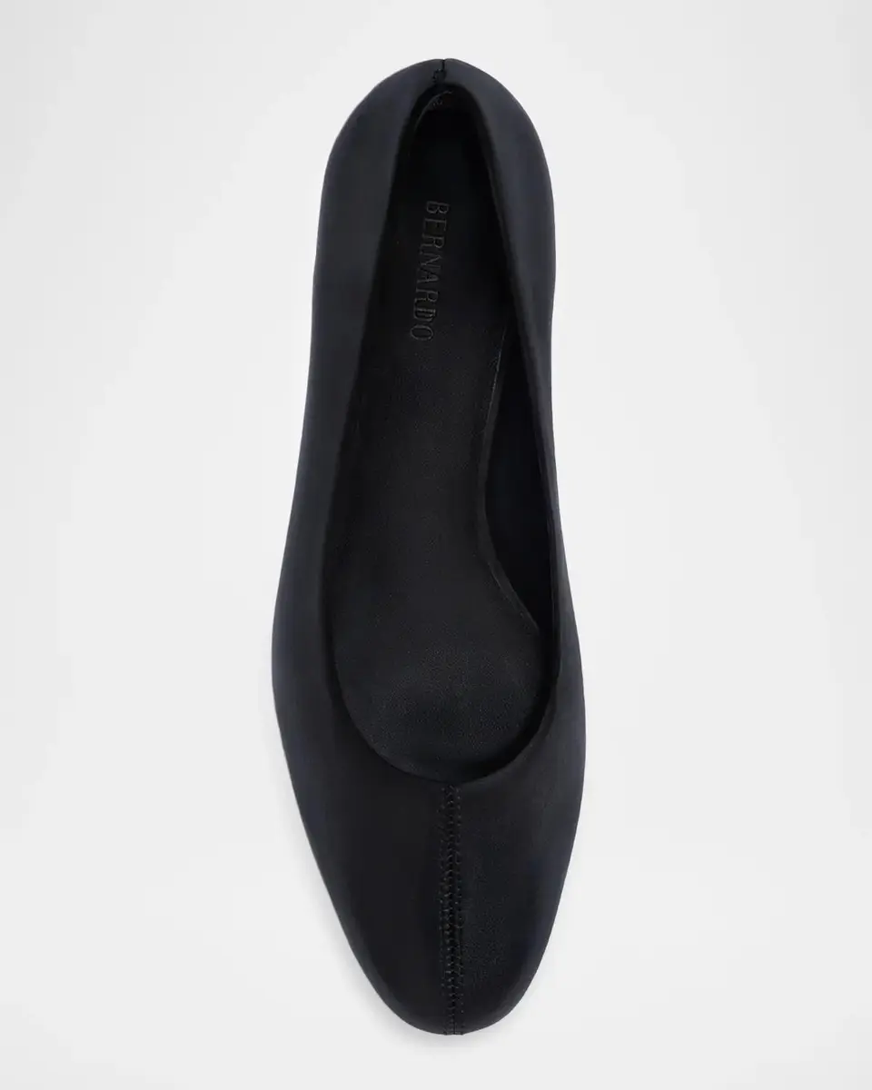 Bernardo 55mm Nero Leather Pumps | Thumbnail 4