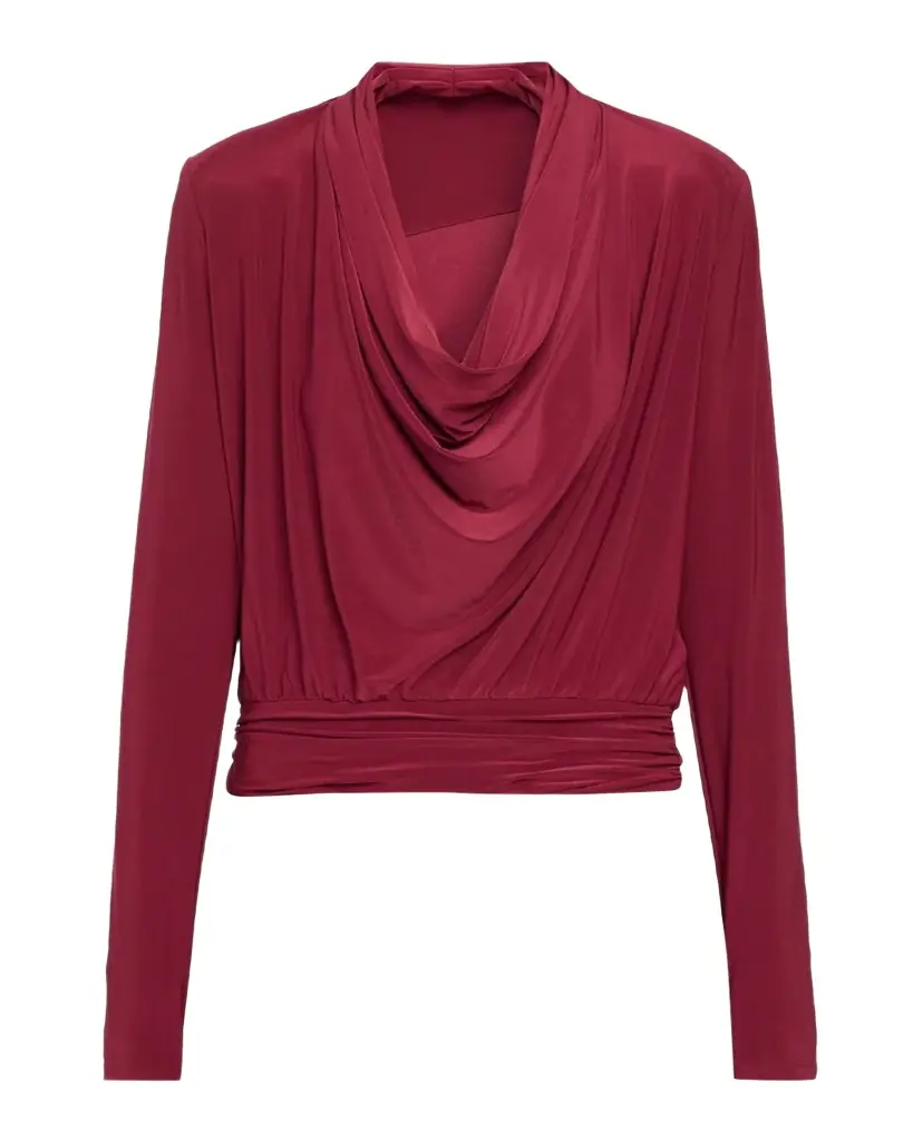 Ramy Brook Eden Cowl-Neck Blouse