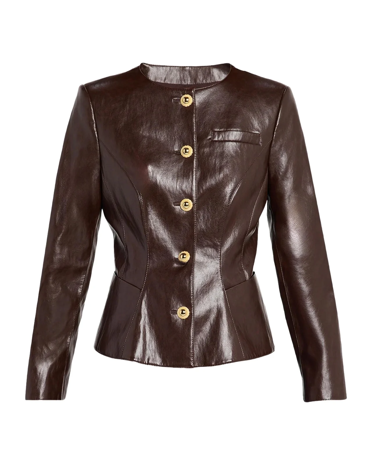 Wells Slim-Fit Vegan Leather Jacket Wells Slim-Fit Vegan Leather Jacket