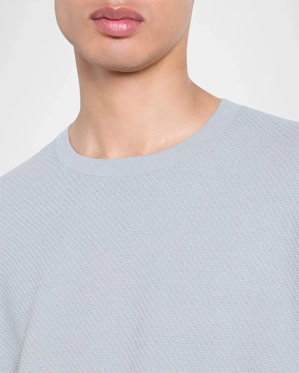 Theory Men's Riland Jacquard Crewneck Sweater | Thumbnail 5