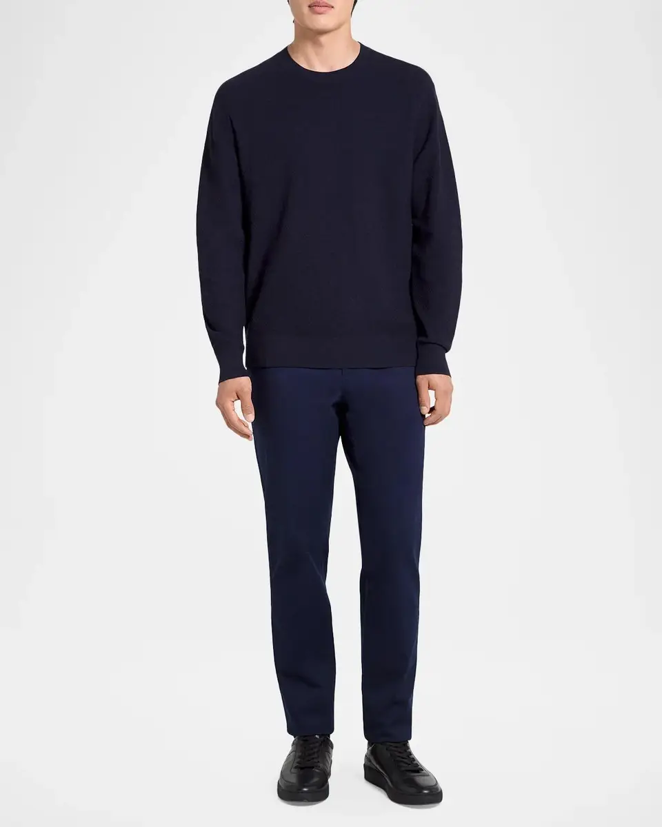 Theory Men's Riland Jacquard Crewneck Sweater | Thumbnail 2
