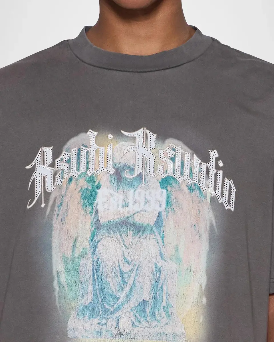 Ksubi Men's Ekcess Logo Cotton Crewneck T-Shirt | Thumbnail 5