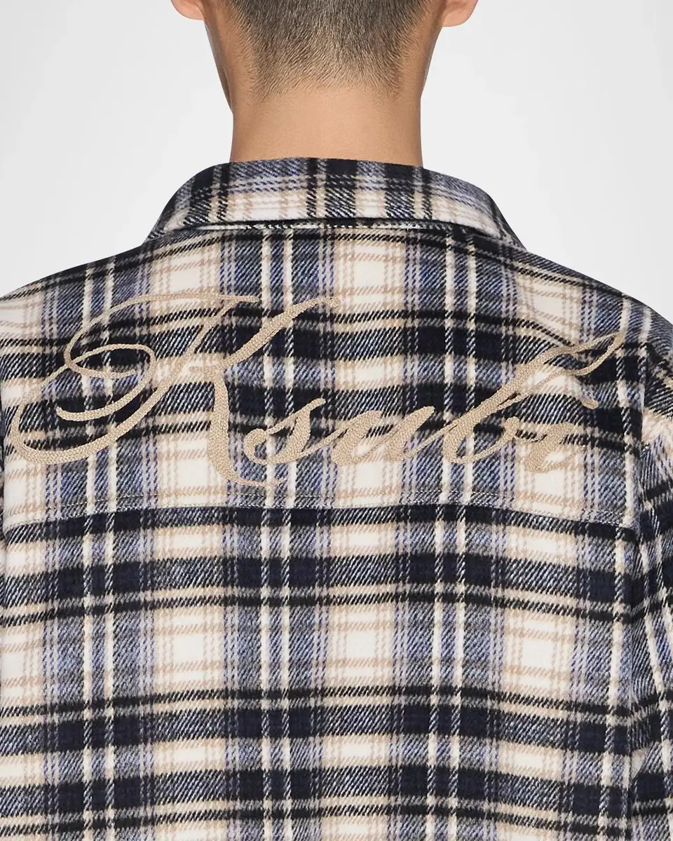 Ksubi Men's Signed Rosebowl Check Logo Flannel Button-Down Shirt | Thumbnail 5 Ksubi Men's Signed Rosebowl Check Logo Flannel Button-Down Shirt | Thumbnail 5