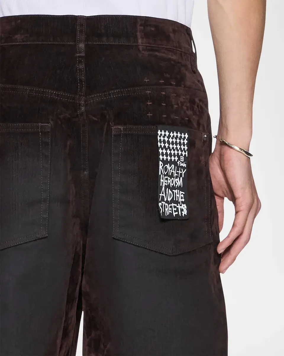 Ksubi Men's Maxx Brown Denim Straight-Leg Jeans | Thumbnail 4 Ksubi Men's Maxx Brown Denim Straight-Leg Jeans | Thumbnail 4