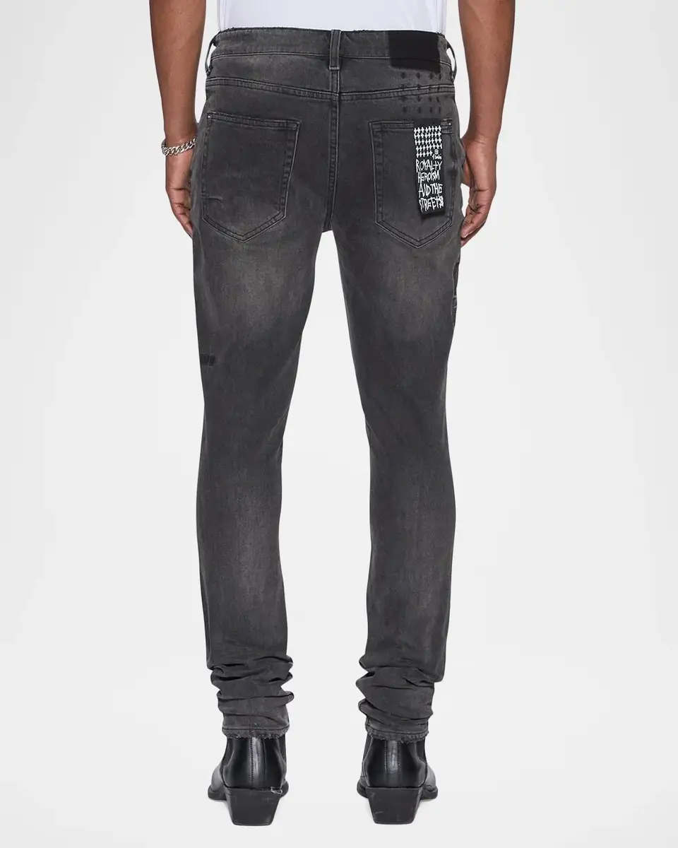 Ksubi Men's Van Winkle Graphite Racer Skinny Jeans | Thumbnail 3 Ksubi Men's Van Winkle Graphite Racer Skinny Jeans | Thumbnail 3