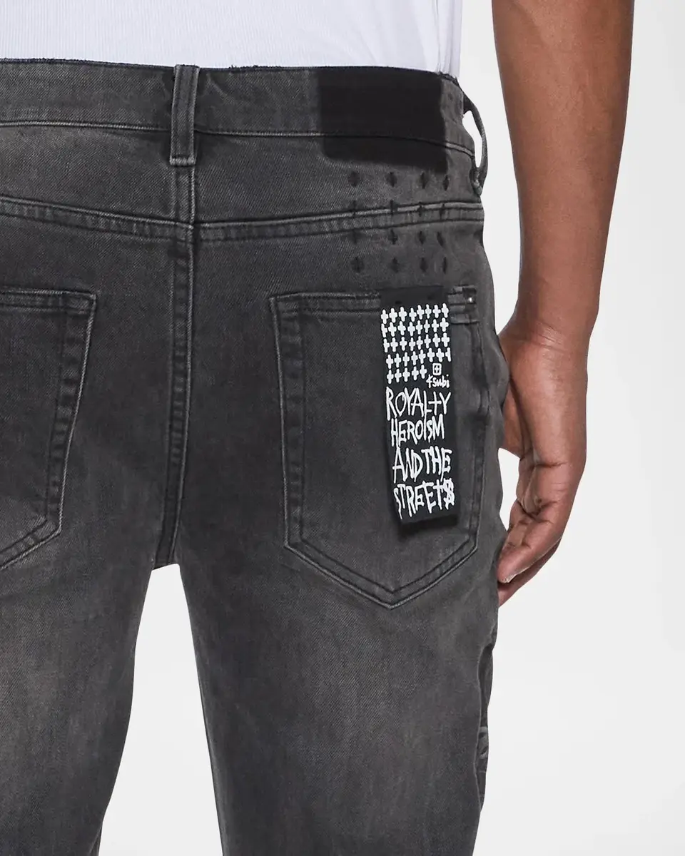 Ksubi Men's Van Winkle Graphite Racer Skinny Jeans | Thumbnail 5 Ksubi Men's Van Winkle Graphite Racer Skinny Jeans | Thumbnail 5