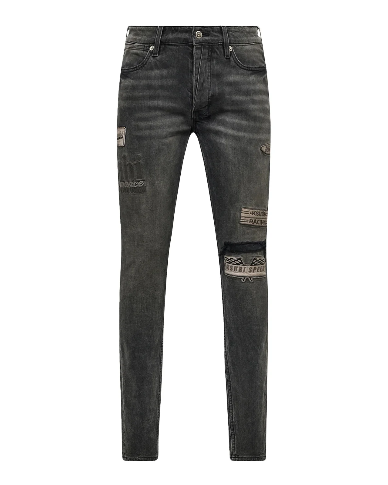 Men's Van Winkle Graphite Racer Skinny Jeans Men's Van Winkle Graphite Racer Skinny Jeans