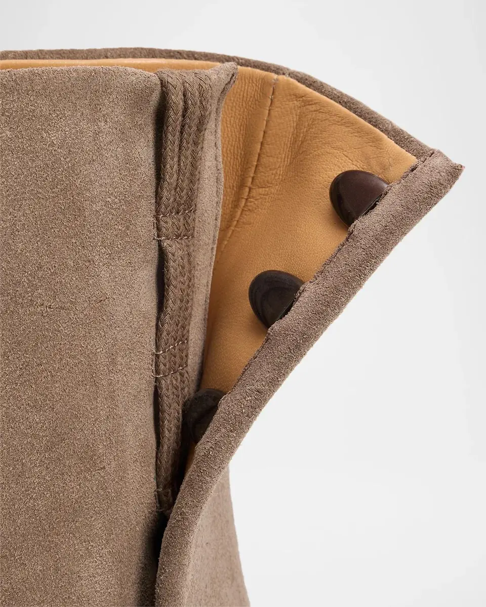 Maison Margiela 80mm Tabi Suede Ankle Boots | Thumbnail 3 Maison Margiela 80mm Tabi Suede Ankle Boots | Thumbnail 3