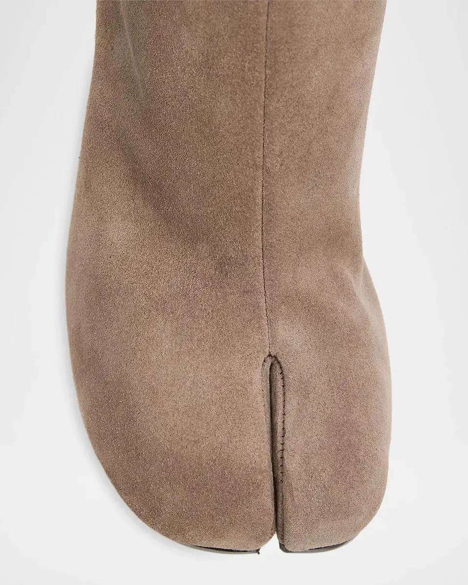 Maison Margiela 80mm Tabi Suede Ankle Boots | Thumbnail 4 Maison Margiela 80mm Tabi Suede Ankle Boots | Thumbnail 4